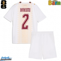 Marokko Achraf Hakimi #2 Bortedraktsett Barn EM 2024 Kortermet (+ Korte bukser)